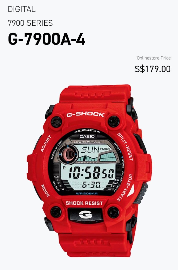 G Shock G 7900A 4DR Luxury Watches on Carousell