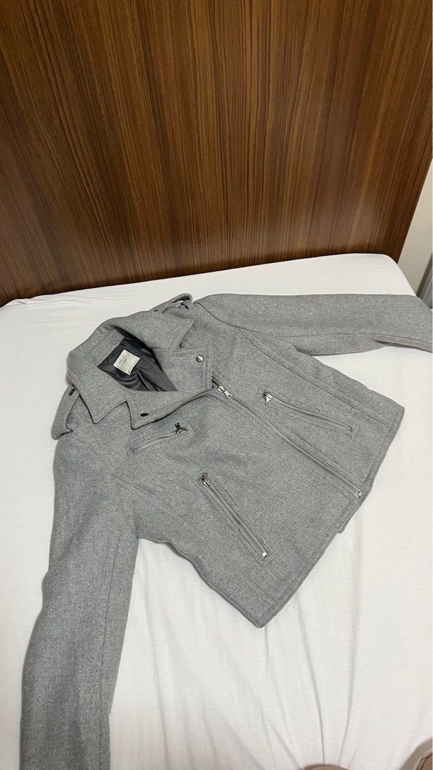Gap grey wool discount coat