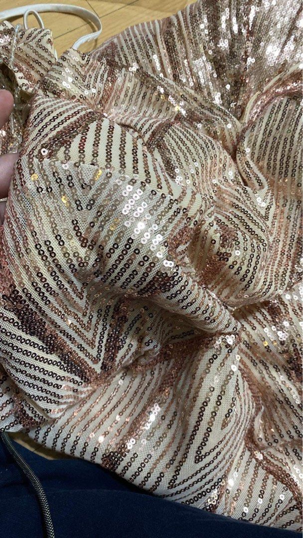 Gatsby Theme Glittery Silver or Gold Elegant Gown (Category: Evening dresses & gowns) located in Paranaque City. Submitted by berlenebatin3431 (Listing ID 1275909629, Image 3). Description: SALE LAST PRICE!!!! brand new onhand and ready to deliver Lalamove delivery around metro manila Silver or Gold available colors Large up to 2xl stretchy .