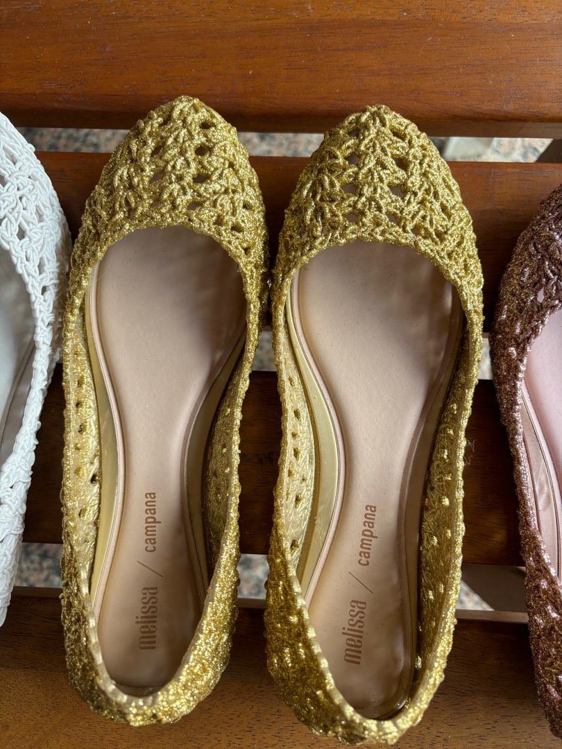 Melissa campana gold glitter sale