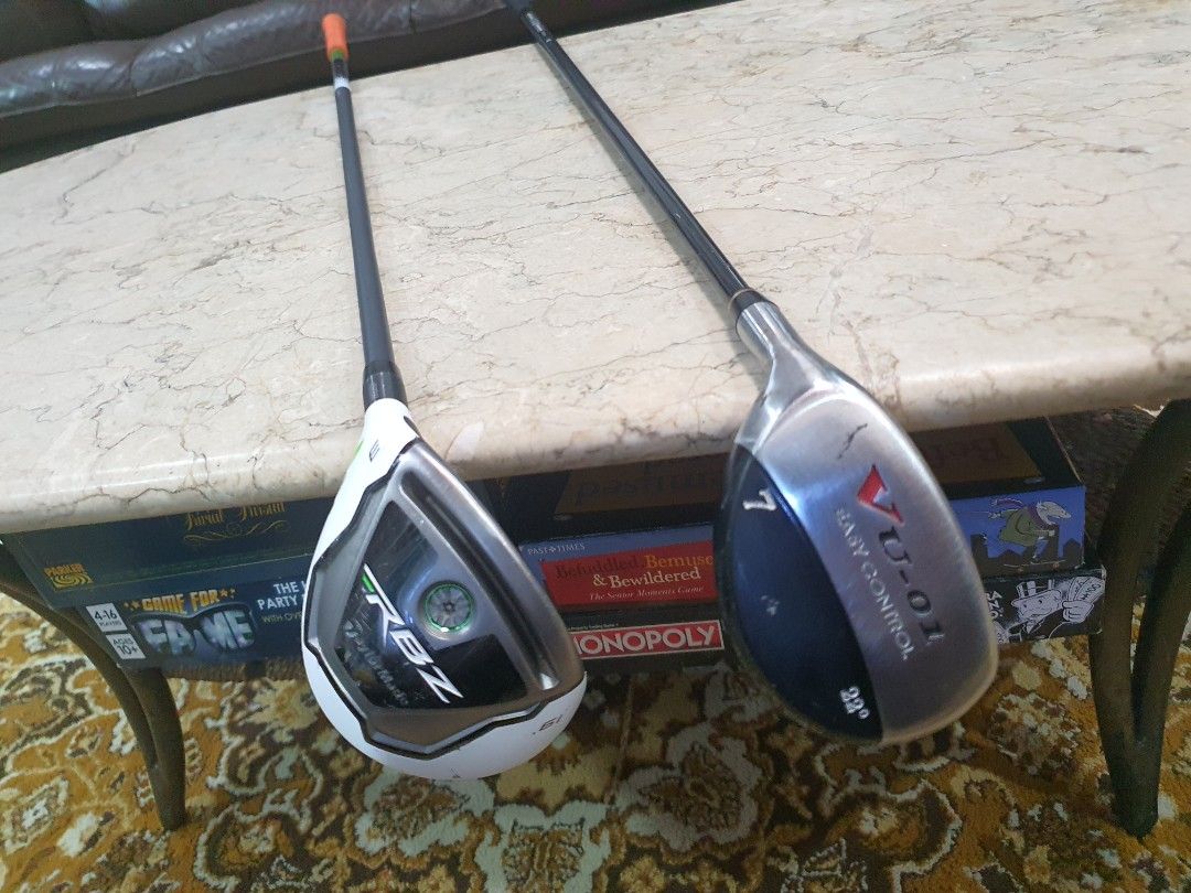 Golf lefty (Category: Golf) located in Paranaque City. Submitted by manilagolfmarket (Listing ID 1275892057, Image 1). Description: For Sale Lefty Woods. Taylormade RBZ 3 wood S flex. 4.5k Vu01 7 wood 22° 2.3k Pick up Bf Paranaque or add shipping.