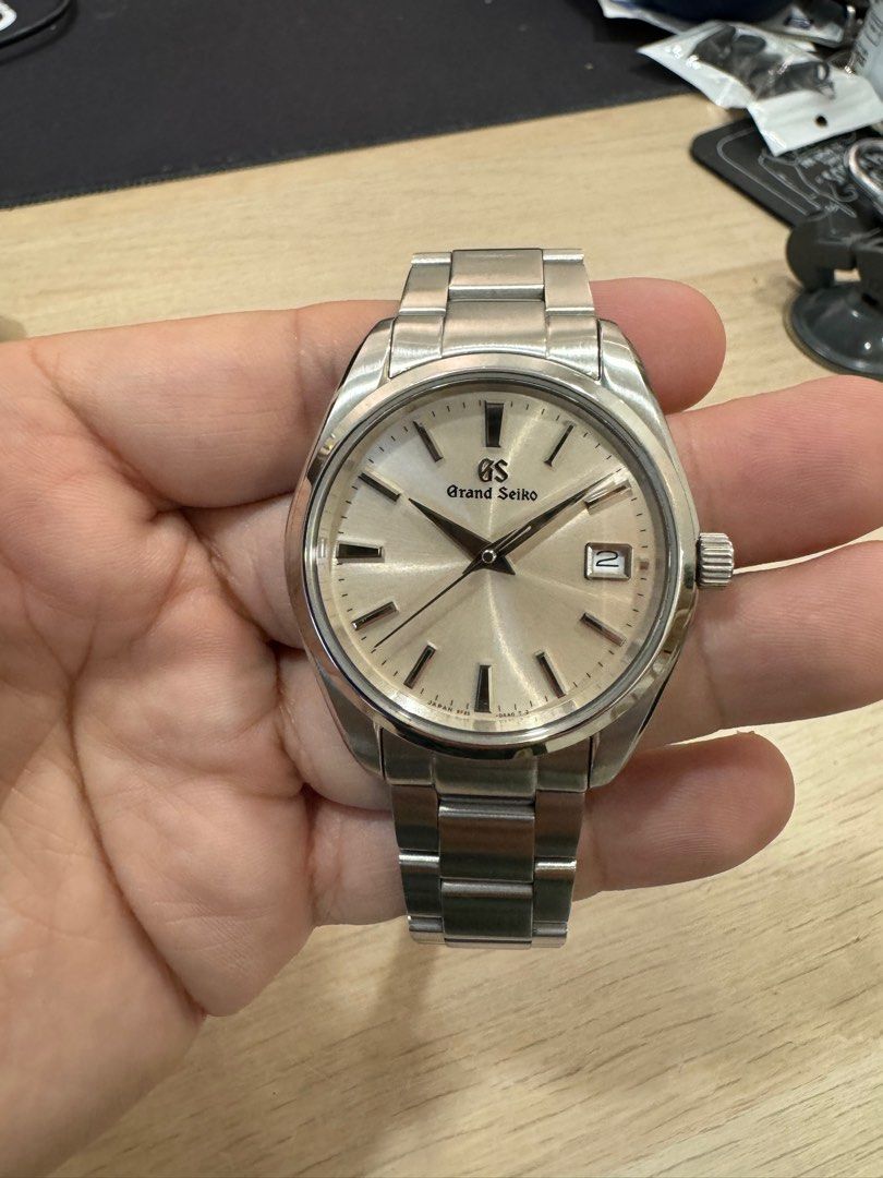 Grand seiko silver dial sale