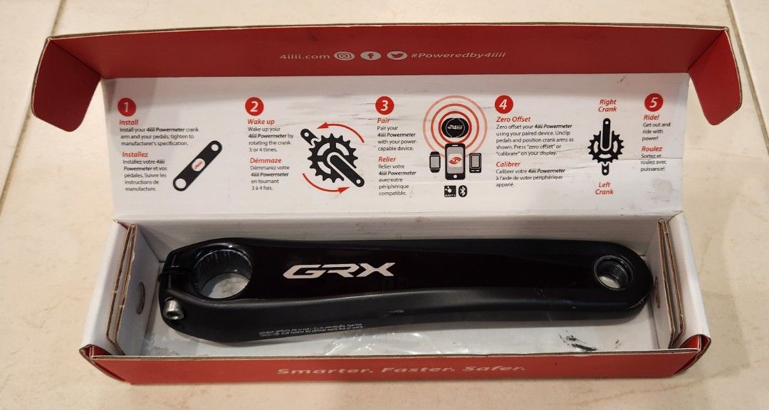 GRX 4iiii Precision powermeter 172.5mm Sports Equipment Bicycles