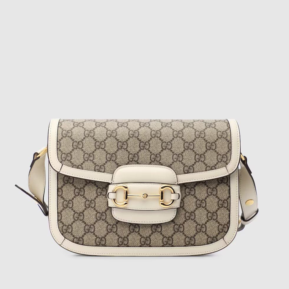 Gucci Horsebit 1955 White Small 25cm Luxury Bags Wallets on