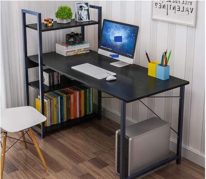 H Design Computer Study Table With Bookshelves, Furniture & Home Living ...