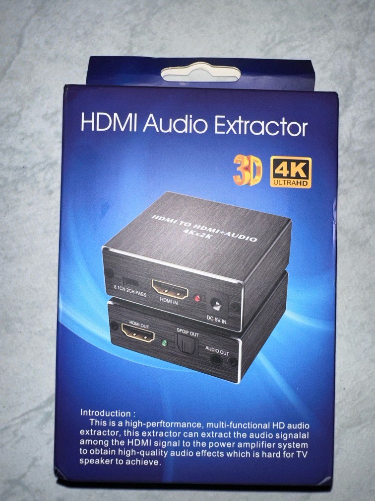 HDMI to HDMI + Audio (SPDIF) / Support 4K x 2K, 3D, Computers & Tech ...