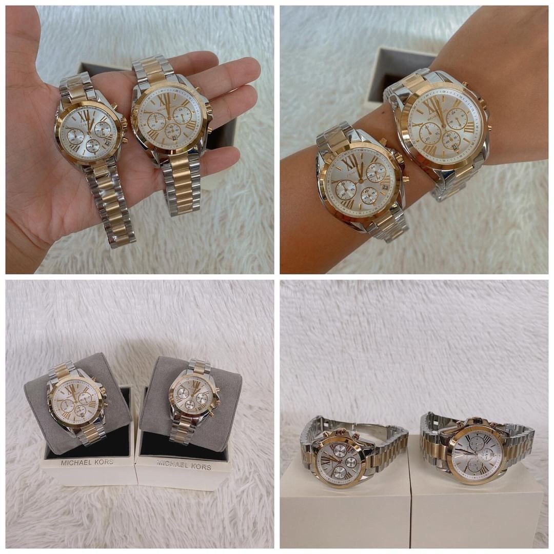 His hers MK Couple Watch Women s Fashion Watches Accessories