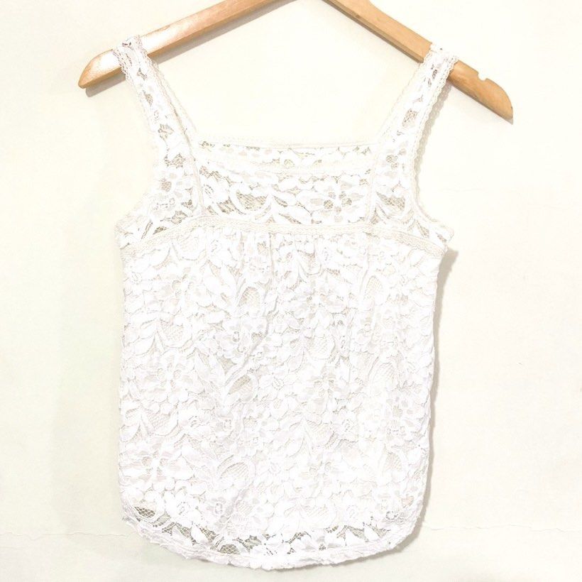 Hollister white lace top new arrivals