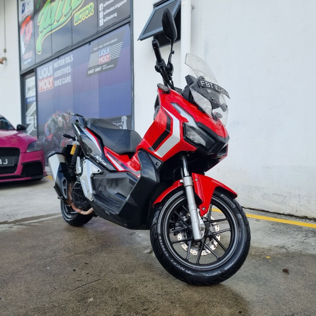 Honda ADV 150 ABS, Motorcycles, Motorcycles for Sale, Class 2B on Carousell