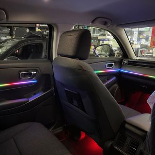 FOR NISSAN QASHQAI - High Quality 7 Color RGB LED Strip Car Interior Lights  Kit