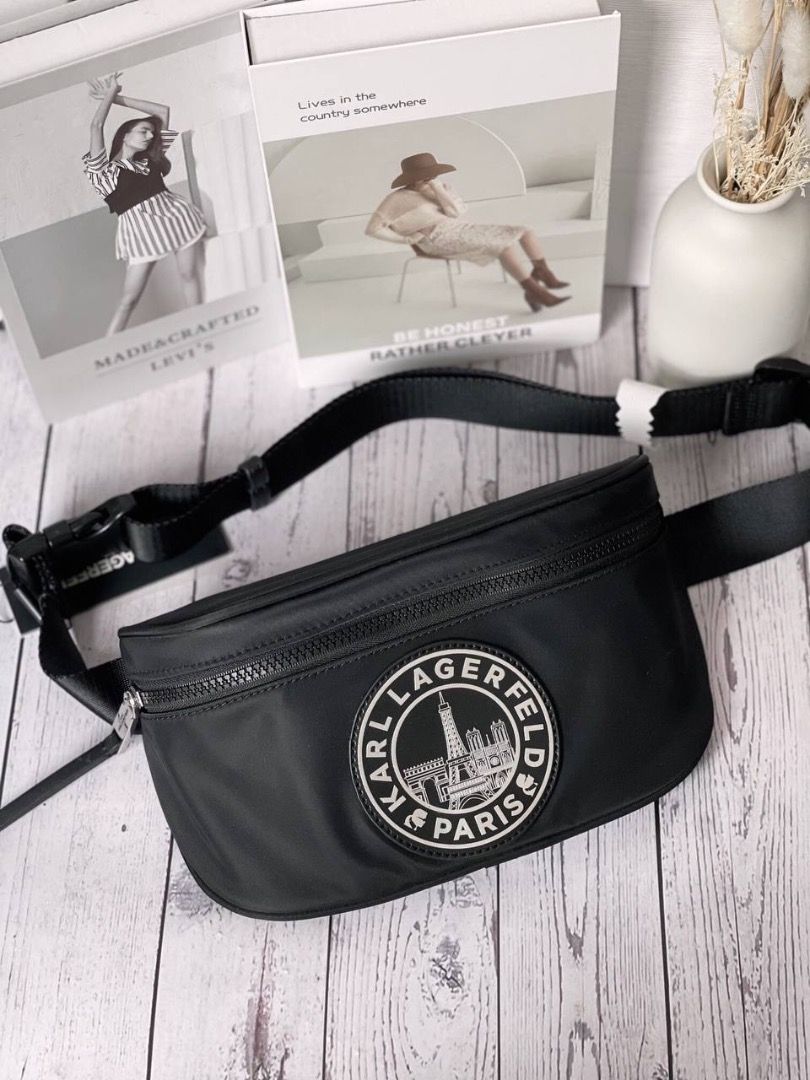 In stock Ship immediately Karl Lagerfeld Aamour unisex chest bag on sale It s really high end and full of sophistication