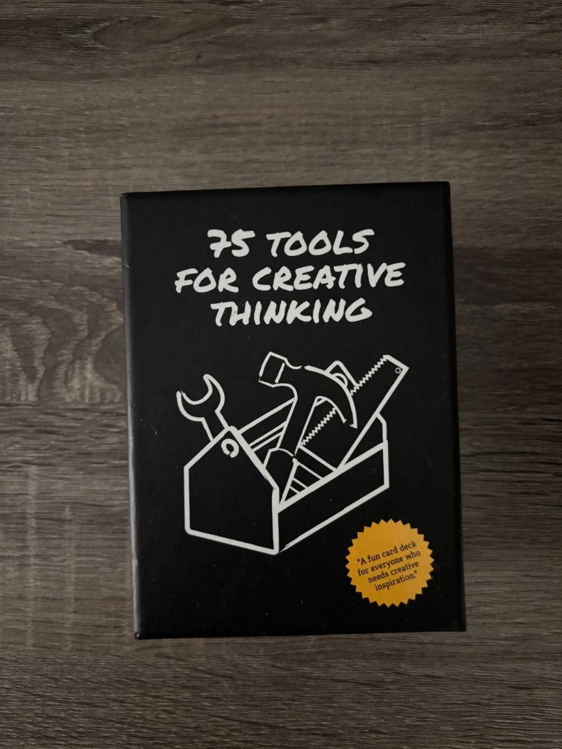 Inspiration and reflection cards - 75 Tools for Creative Thinking ...