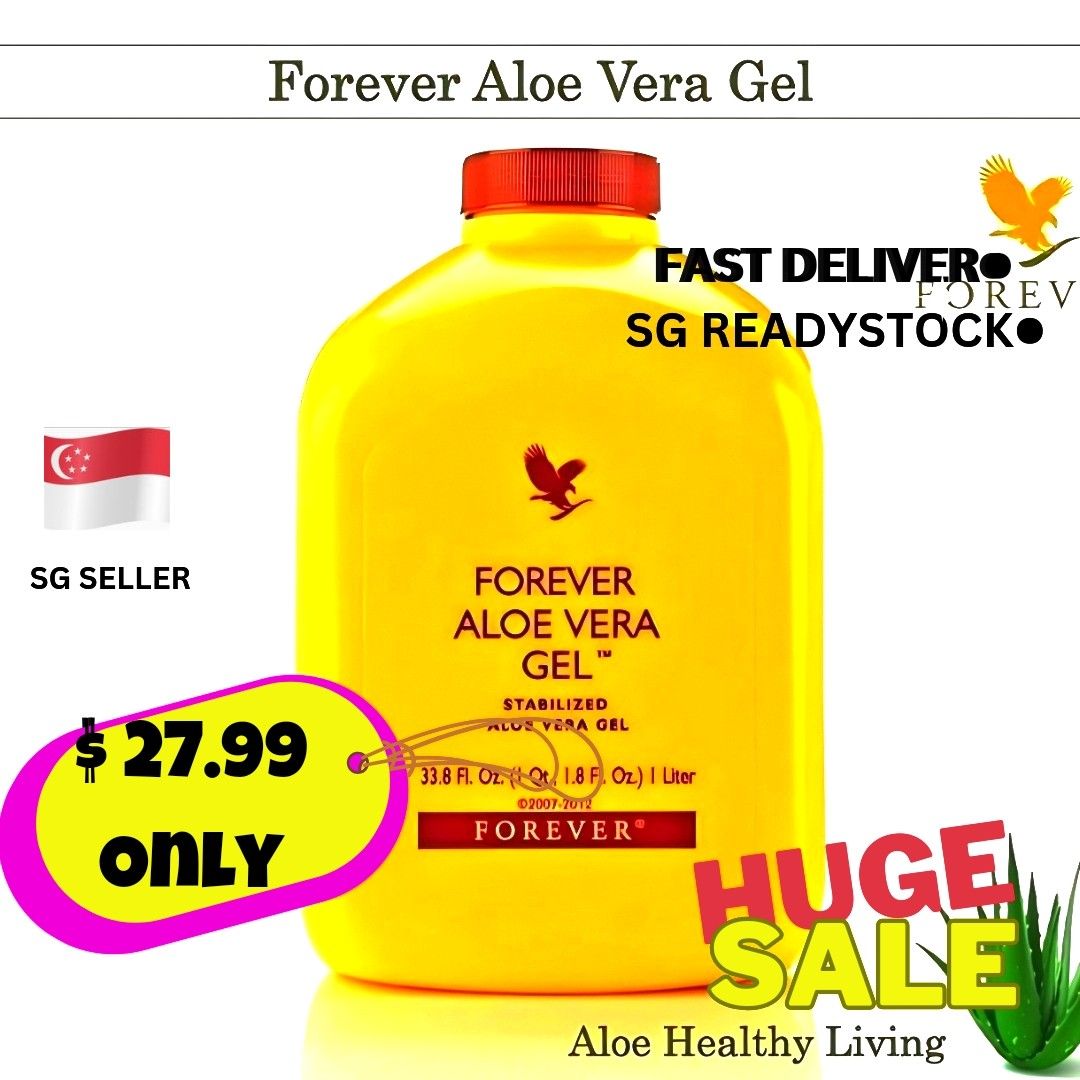 INSTOCK] FOREVER ALOE VERA GEL 1L, Health & Nutrition, Health Supplements,  Health Food, Drinks & Tonics on Carousell