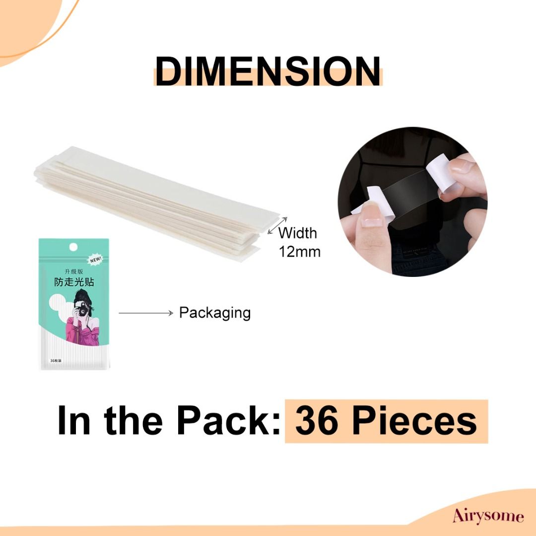 Invisible Clothing Security Double Sided Tape  Clothes Tape, Women's  Fashion, New Undergarments & Loungewear on Carousell