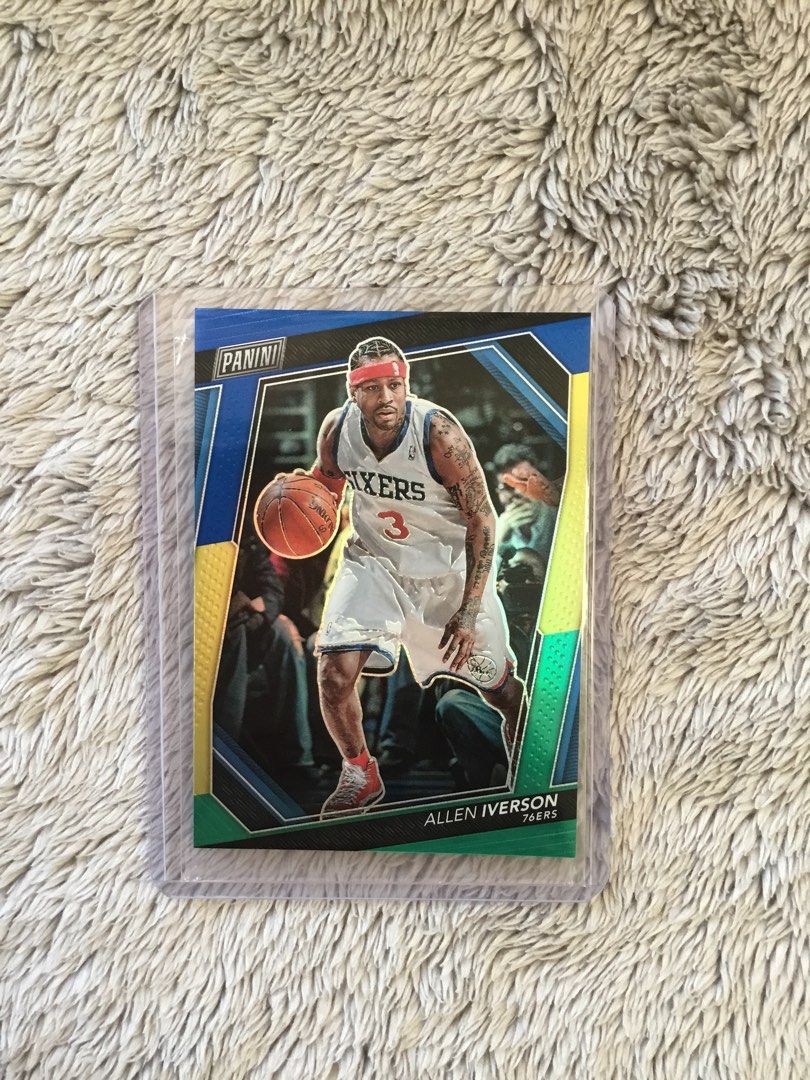 2023 National Convention Gold VIP #28 Allen Iverson Blue Yellow 