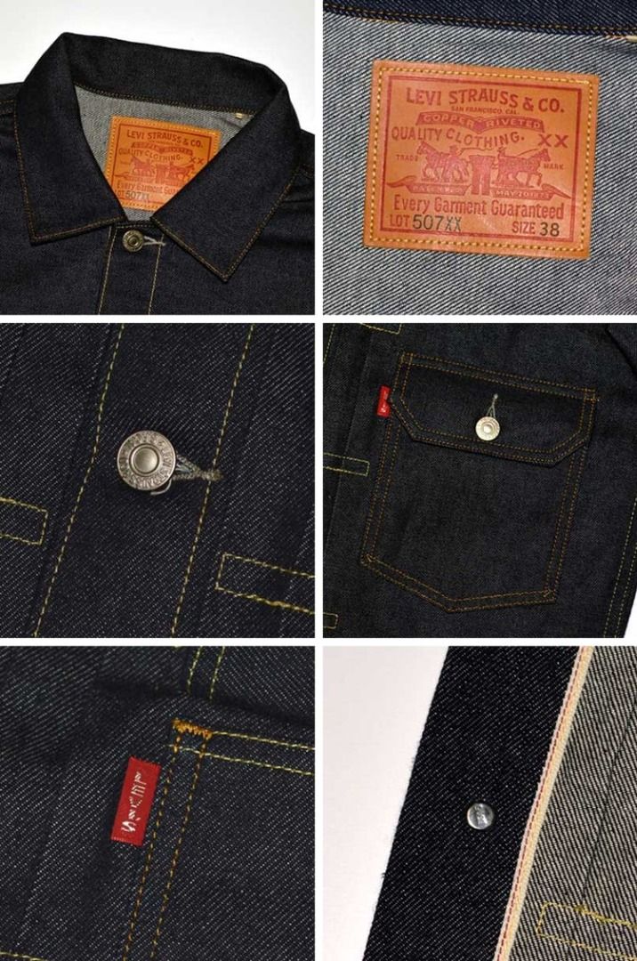 Jan Listing Levis LVC TYPE 2 JACKET 1953 507XX
