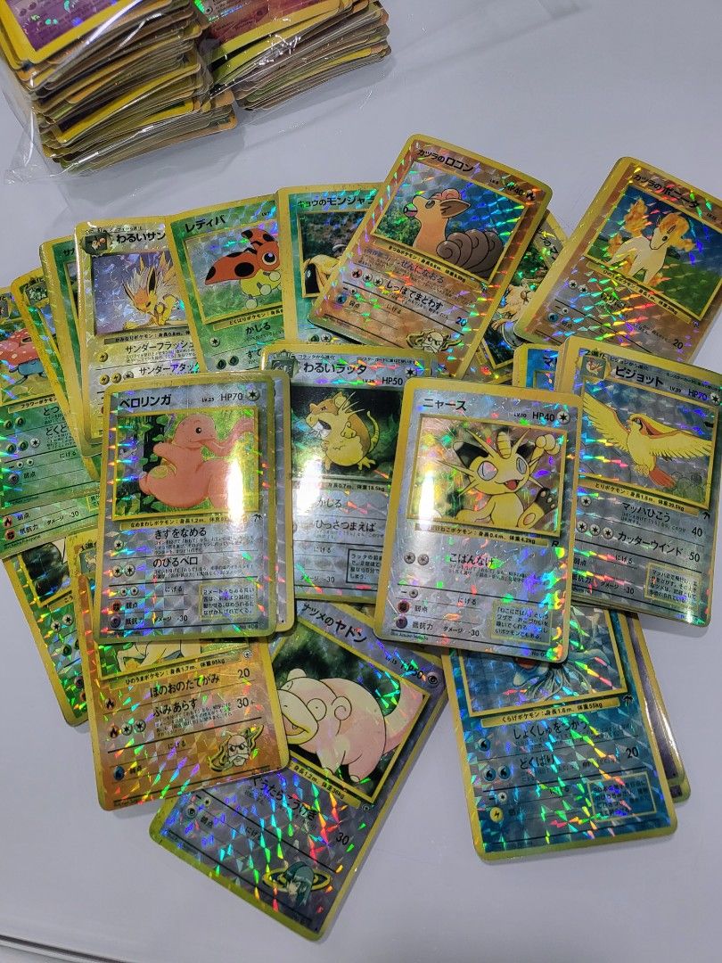 Japanese version pokemon sticker card, Hobbies & Toys, Toys & Games on