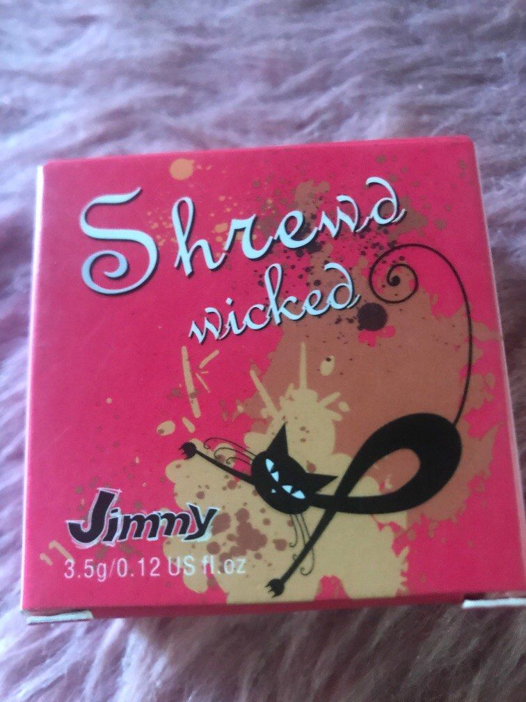 Jimmy Shrewd Wicked Eye Shadow (Category: Makeup) located in Baler. Submitted by coffeebooks (Listing ID 1275899914, Image 1). Description: Sale!! Decluttering can be use for eyes and cheeks .