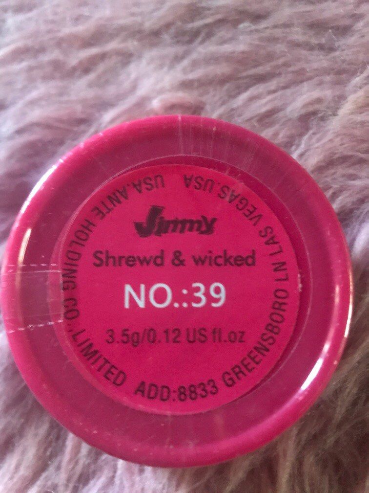 Jimmy Shrewd Wicked Eye Shadow (Category: Makeup) located in Baler. Submitted by coffeebooks (Listing ID 1275899914, Image 3). Description: Sale!! Decluttering can be use for eyes and cheeks .