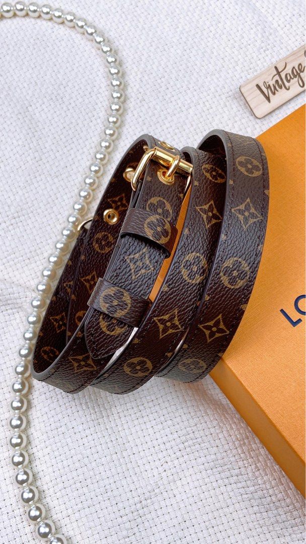 LOUIS VUITTON Monogram 20mm Adjustable Shoulder Strap