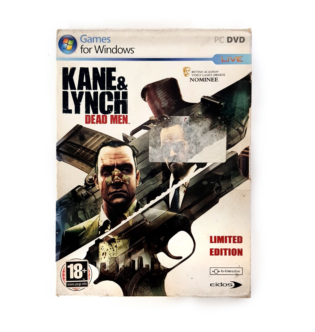 KANE & LYNCH : Dead Men - Jeu PC PAL Français New & Sealed