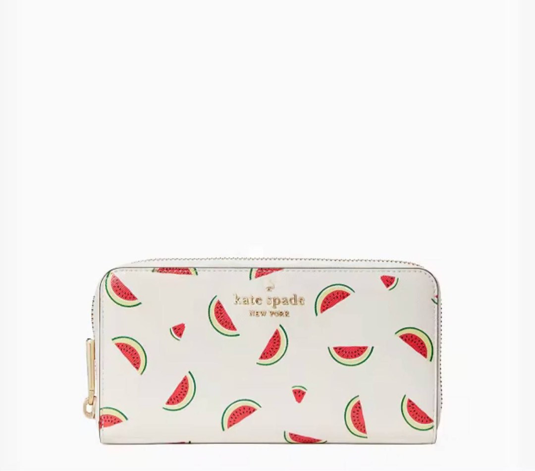 Kate Spade Staci Watermelon Party Large Continental Wallet Luxury