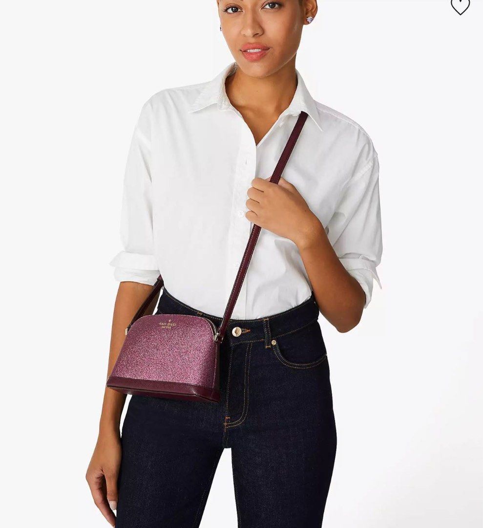 Kate Spade Tinsel Small Dome Crossbody Luxury Bags Wallets on