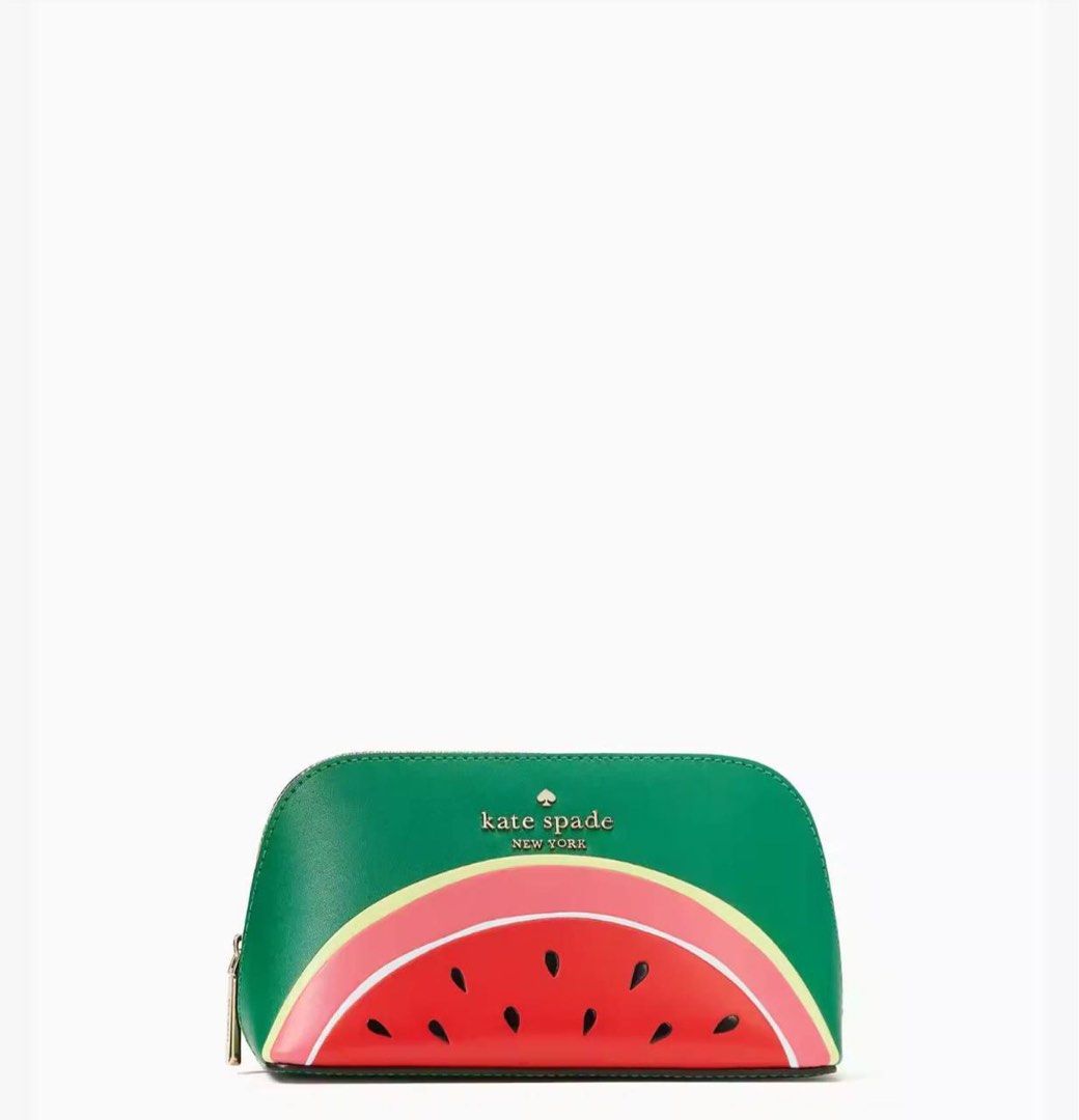 Kate Spade Watermelon Small Cosmetic Case Luxury Bags Wallets