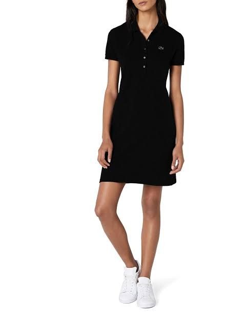Lacoste Women s EF8470 Knee length Slim Fit Polo Dress