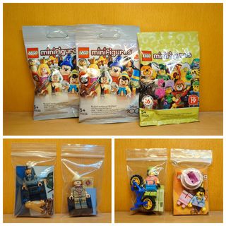 Lego 71012 Collectible Minifigures Disney Series Pater Pen & Captain Hook  連底板說明書包裝袋(全新開袋確認), 興趣及遊戲, 玩具& 遊戲類- Carousell