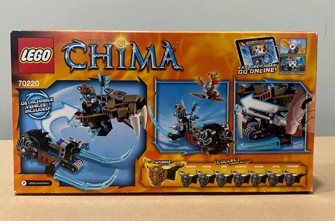 Lego Chima Strainor s Sable Cycle 70220