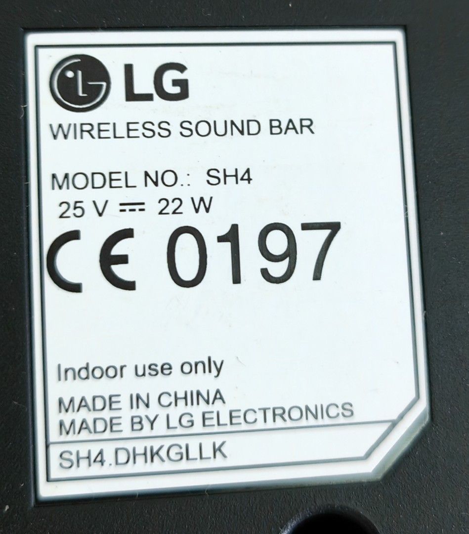 LG Soundbar SH4 with subwoofer, Audio, Soundbars, Speakers & Amplifiers ...