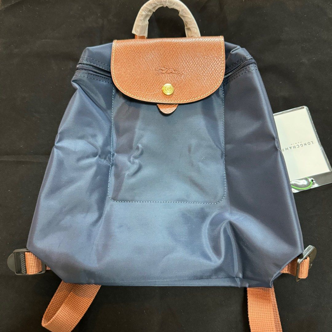 Longchamp Navy blue Backpack Women s Fashion Bags Wallets Backpacks on Carousell