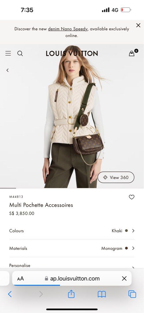 Louis vuitton multi pochette metis deals