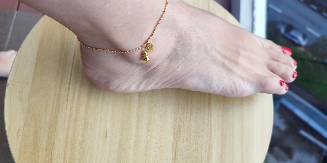 Gold payal for discount ladies
