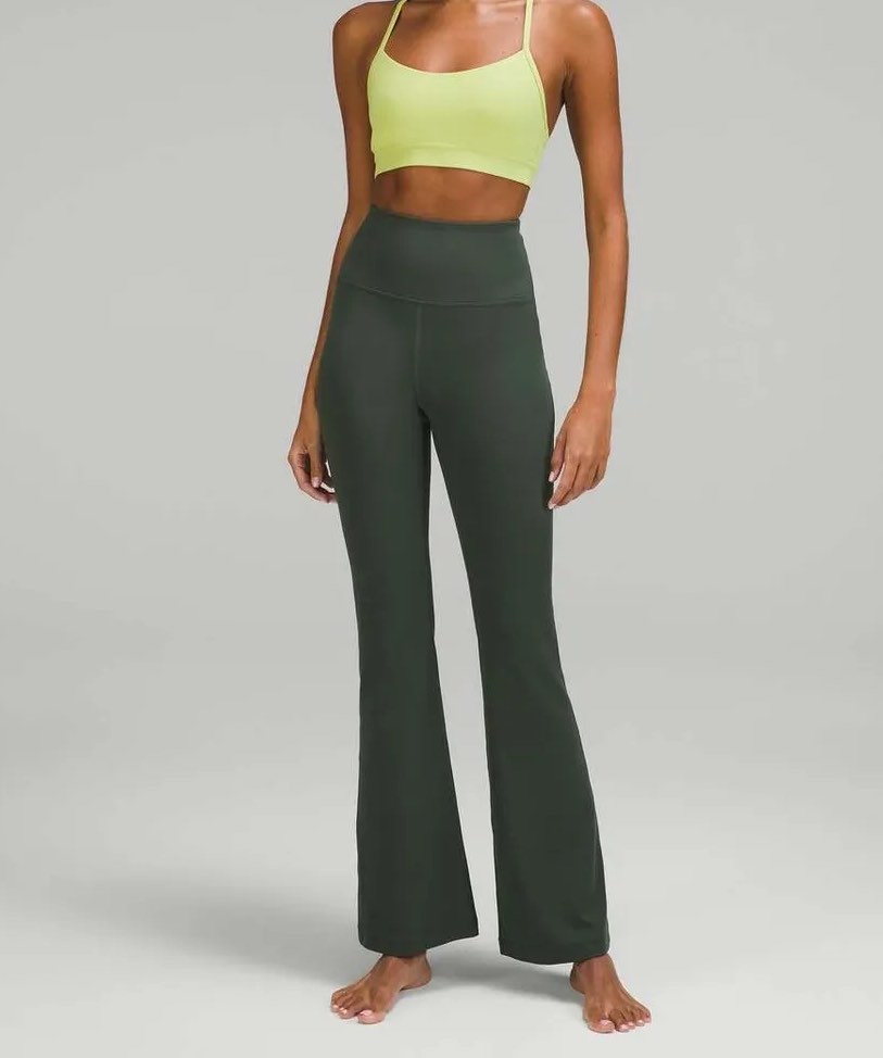 Groove stretch flared pants