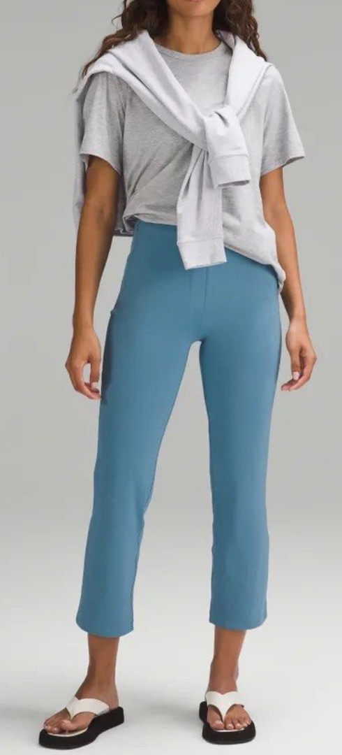 Lululemon Smooth Fit Pull-On High-Rise Pant - Utility Blue (US 4) BRAND  NEW, Women's Fashion, Activewear on Carousell