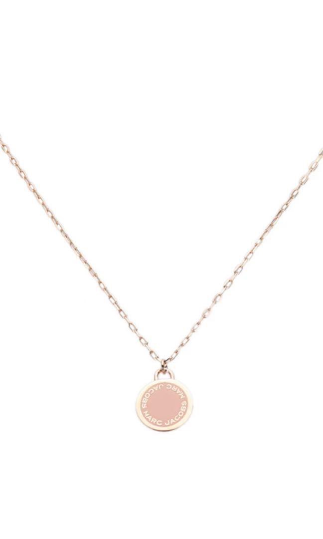 Marc jacobs logo disc pendant necklace hot sale