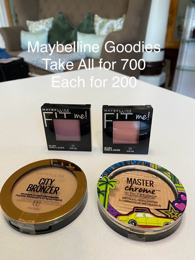 Maybelline blush bronzer highlighter, Beauty & Personal Care, Face