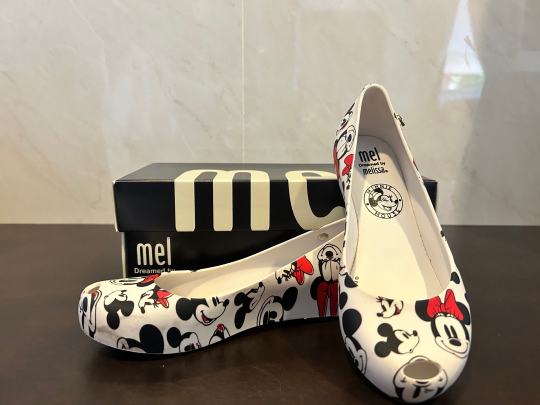 Melissa shoes white mickey US13 Babies Kids Babies Kids