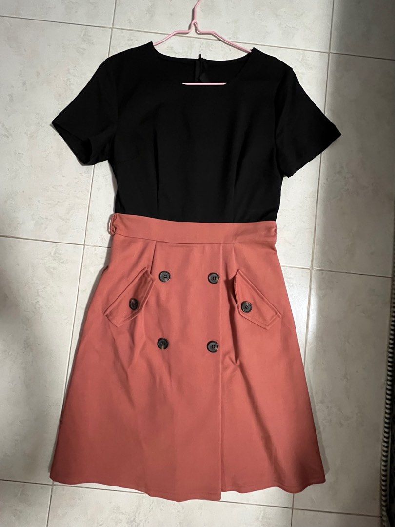 Melon best sale colored dress