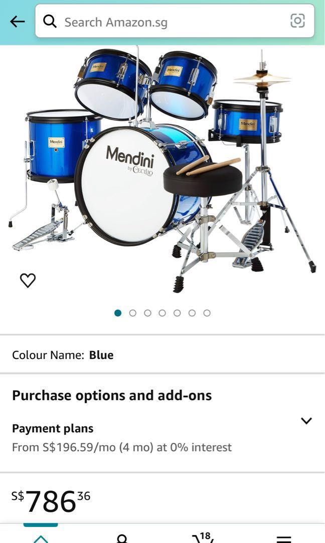 Mendini drum discount set review