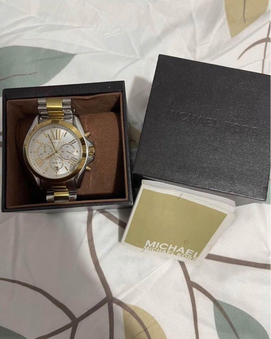 Michael Kors Bradshaw two tone watch watchess Luxury Watches on
