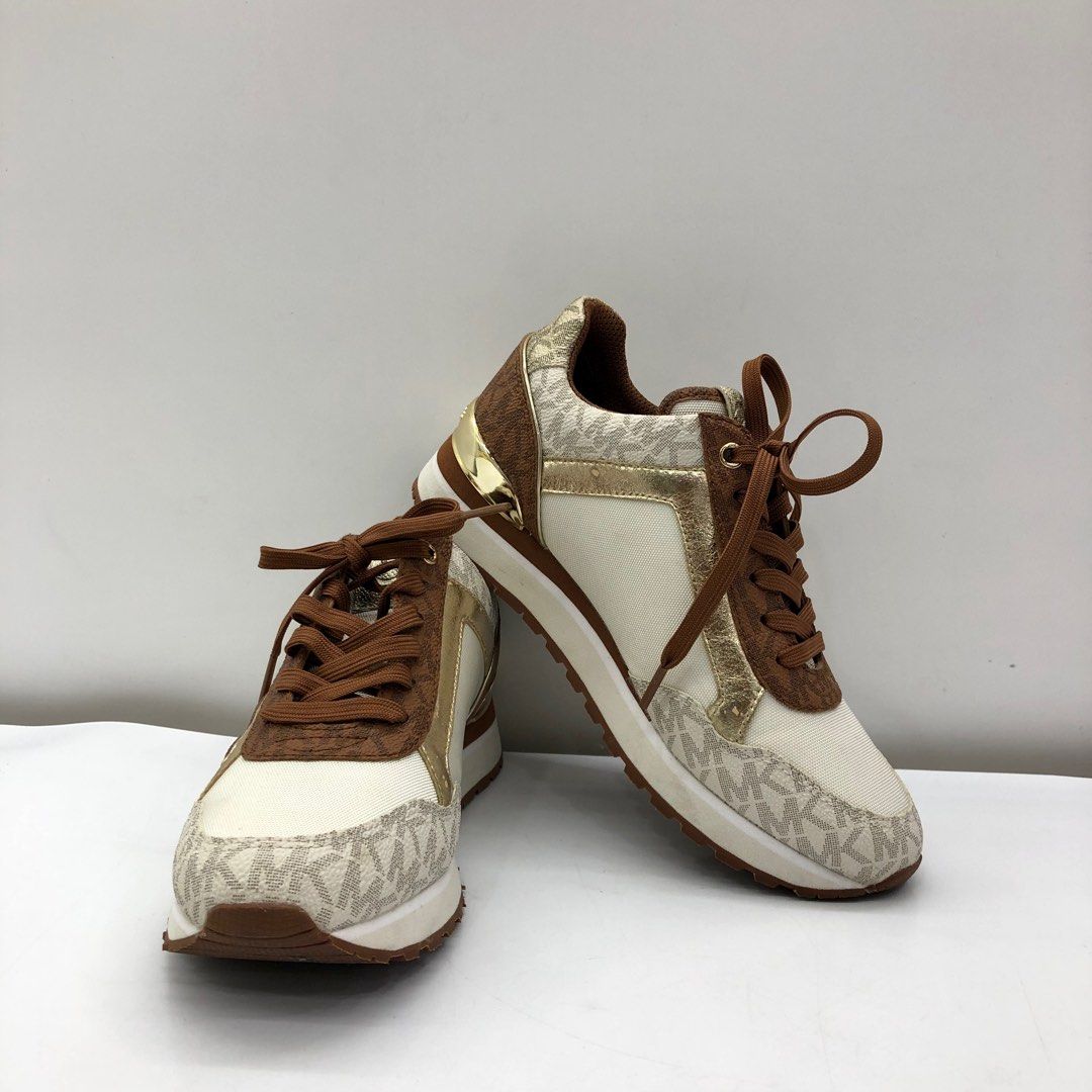 Michael kors brown sales trainers