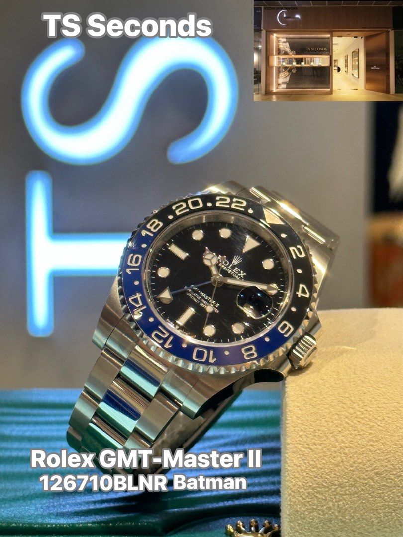 Mint Condition 99 like New Rolex GMT Master II Batman 40mm