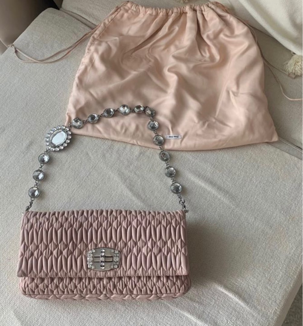 Miu miu iconic crystal bag deals
