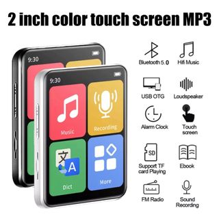 MP3 Player Bluetooth with Spotify Kids,Spotify,Audible,Browser(Removable),  Music,4.0 IPS MP4 Music Player Up to 256GB 