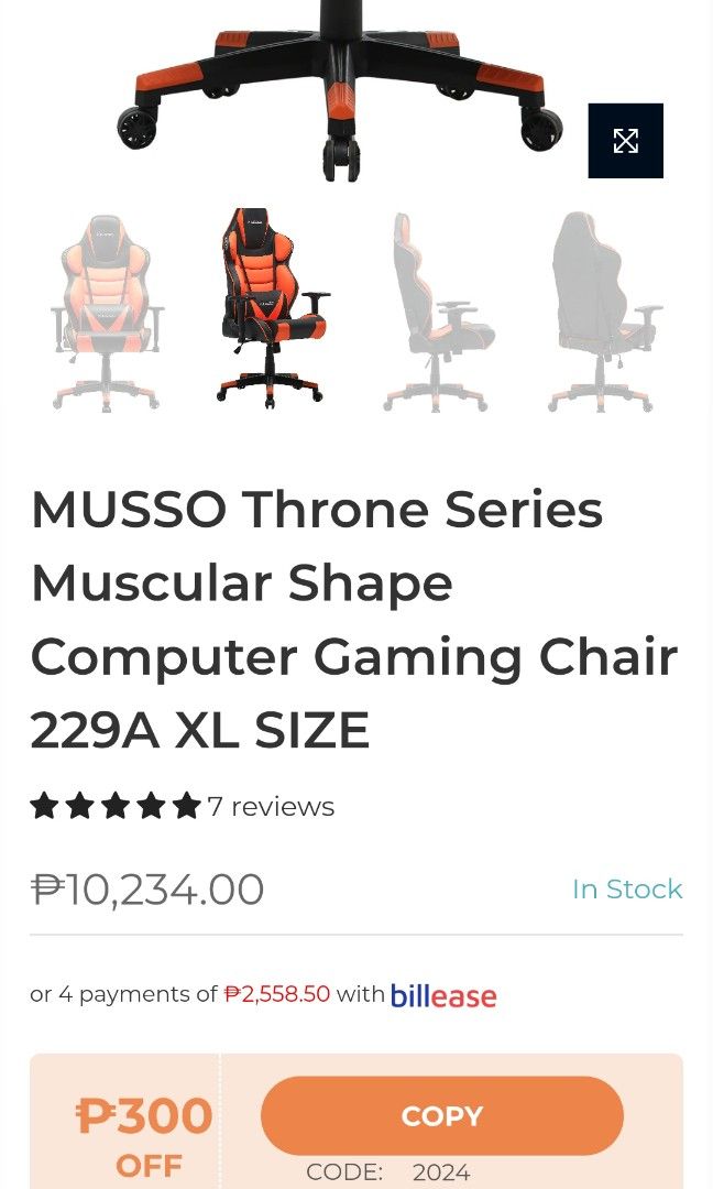 Musso executive hotsell swivel office chair