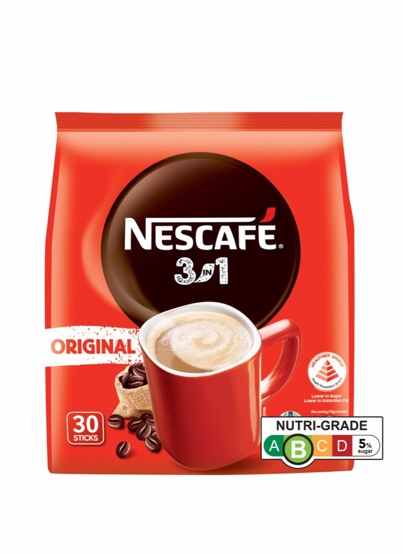 Nescafe 3 in 1 original 30+3 packets, Food & Drinks, Beverages on Carousell