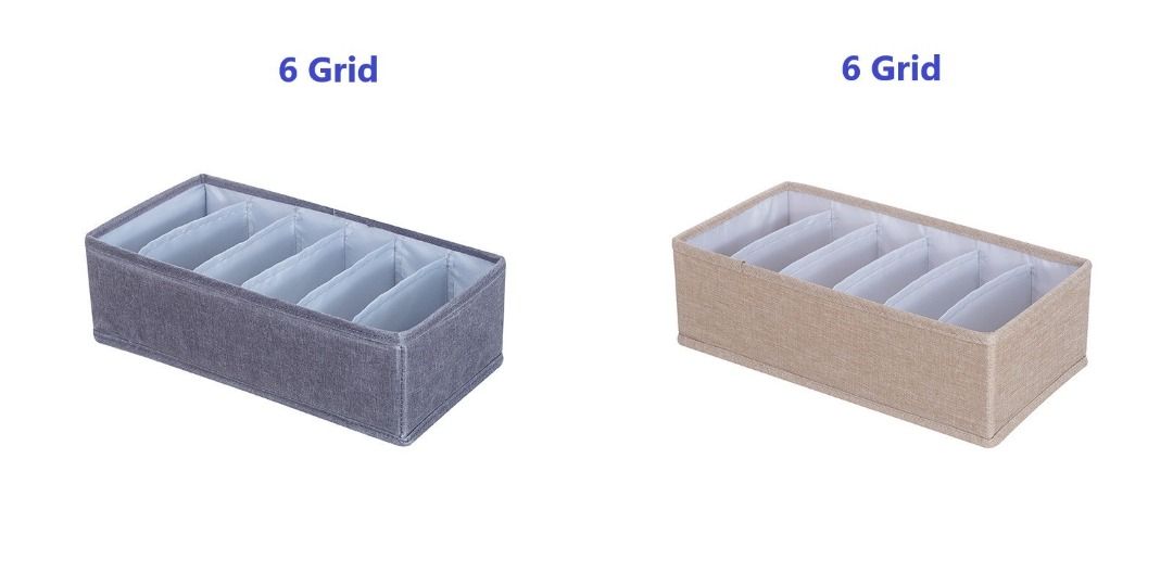 24 GRIDS UNDERWEAR SOCKS AND ORGANIZERS STORAGE BOX